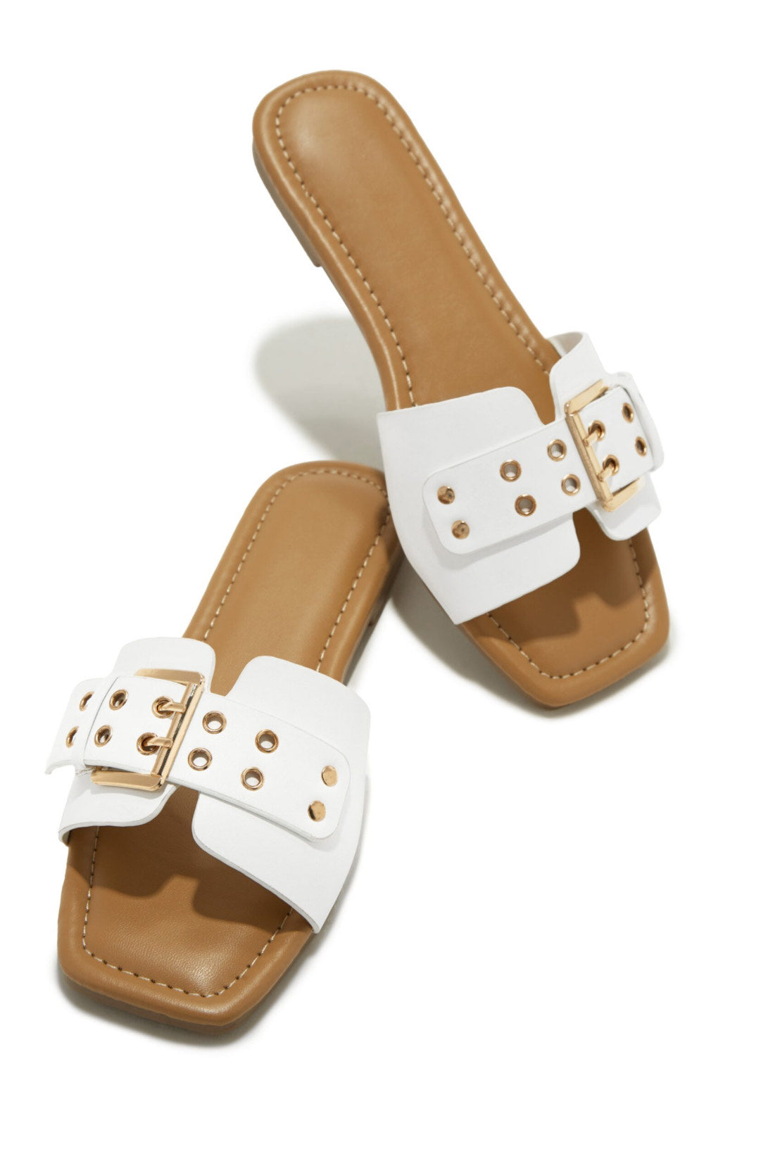 Flat Adjustable Strap Sandals