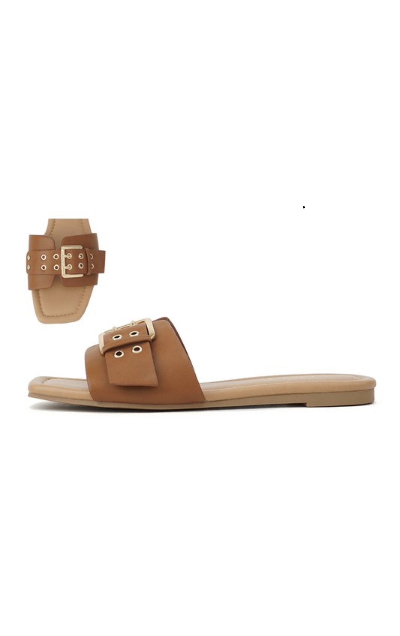 Flat Adjustable Strap Sandals